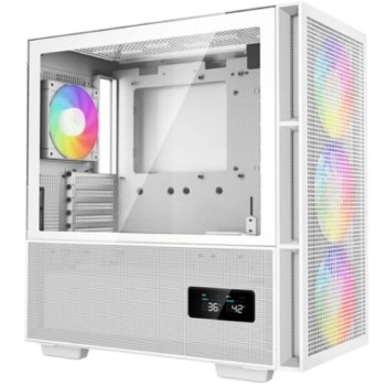 Корпус Deepcool CH560 DIGITAL без БП, боковое окно (закаленное стекло)[R-CH560-WHAPE4-G-1]