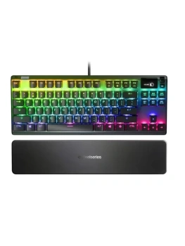 Клавиатура Steelseries Apex Pro TKL (2023) механическая черный USB for gamer LED (подставка для запястий) (64856)