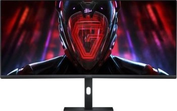 Монитор Xiaomi 34" Curved Gaming Monitor G34WQi черный VA LED 1ms 21:9 HDMI матовая HAS Piv 350cd 178гр/178гр 3440x1440 180Hz FreeSync Premium DP 2K 6