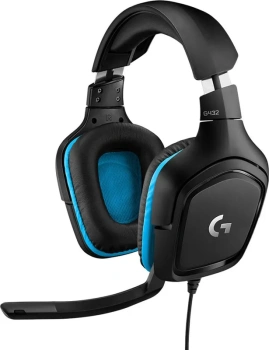 Наушники с микрофоном Logitech Headset G432 Wired Gaming Leatherette Retail