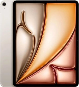 Планшетный компьютер Apple iPad Air 2024 A2899 M2 2.99 8C ROM128Gb 13" IPS 2732x2048 5G eSIM iOS сияющая звезда 12Mpix 12Mpix BT WiFi 9hr