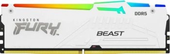 Оперативная память DDR5 16GB 5600MHz Kingston KF556C36BWEA-16 Fury Beast Expo RGB RTL Gaming PC5-44800 CL36 DIMM 288-pin 1.25В kit single rank с радиа