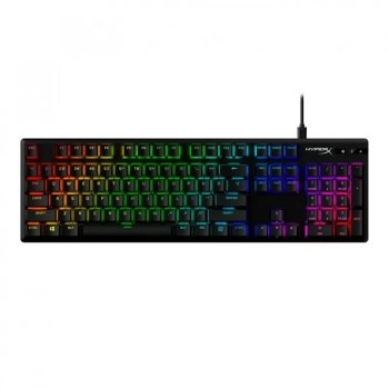 Клавиатура HyperX игровая проводная Alloy Origins PBT, (HyperX Red), Русская раскладка, черный