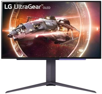 Монитор LG 26.5" UltraGear 27GS95QE-B черный OLED LED 16:9 HDMI матовая HAS Piv 275cd 178гр/178гр 2560x1440 240Hz FreeSync Premium Pro DP QHD USB 7.35