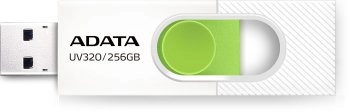 Накопитель USB A-Data 256GB UV320 AUV320-256G-RWHGN USB3.2 белый/зеленый