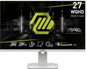 Монитор 27" MSI MAG 274QRFW <White> с поворотом экрана (Rapid IPS, 180Hz, LCD, 2560x1440, HDMI, DP)
