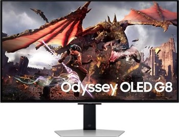 Монитор Samsung 32" Odyssey OLED G8 LS32DG800SIXCI, серебристый