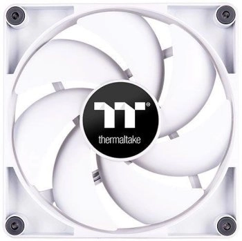 Вентилятор Thermaltake CT120 120x120x25mm белый 4-pin 25.8dB Ret (CL-F151-PL12WT-A)