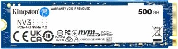 Твердотельный накопитель (SSD) Kingston SSD NV3, 500GB, M.2(22x80mm), NVMe, PCIe 4.0 x4, 3D TLC SNV3S/500G