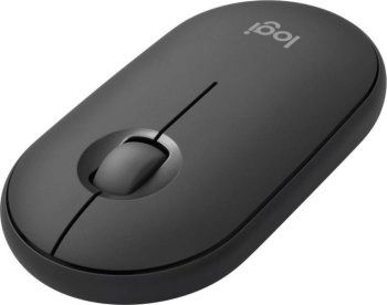 Мышь беспроводная Logitech M350S Pebble 2 Silent Bluetooth, черный 910-007015