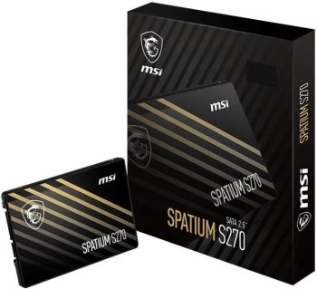 Твердотельный накопитель (SSD) MSI 240 ГБ внутренний SPATIUM S270 2.5" SATA3 6.0 Гбит/с (S78-440N070-P83)