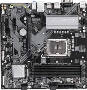 Материнская плата Gigabyte B760M D3HP Soc-1700 INTEL B760 4xDDR5 mATX AC`97 8ch(7.1) GbLAN RAID+VGA+HDMI+DP
