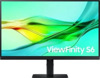Монитор Samsung 27" ViewFinity S6 S27D604UAIXCI черный IPS LED 5ms 16:9 HDMI матовая HAS Piv 1000:1 350cd 178гр/178гр 2560x1440 100Hz DP Quad 2K (1440