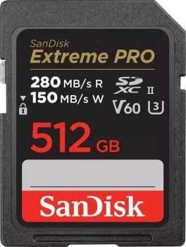 Карта памяти SanDisk 512 ГБ (SDSDXEP-512G-GN4IN)