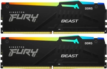 Оперативная память Kingston Fury Fury Beast DDR5 6800 МГц 2x16 ГБ (KF568C34BBAK2-32)