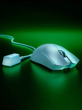 Мышь беспроводная /проводная Razer Viper V3 Pro белый, 35000 dpi, радиоканал, USB, кнопки - 8