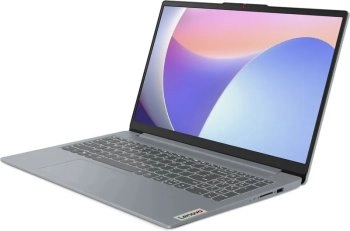Ноутбук Lenovo IdeaPad Slim 3 15IAN8 15.60", Intel Core i3-N305, RAM 8 ГБ, SSD 512 ГБ, Intel UHD Graphics, Без системы, (82XB008CRK), серый, Русская р