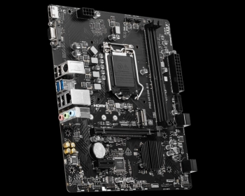 Материнская плата MSI PRO-H510M-B-II, LGA 1200, INTEL H470, 2xDDR4, 4xSATA, 1xM.2, 1xPCI-E x16, 1xPCI-E x1, 1xHDMI, 1xVGA, 1x 1Gb LAN, 4xUSB-A 2.0, 2x