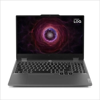 Ноутбук Lenovo LOQ 15AHP9 15.6", AMD Ryzen 5 8645HS, 16 ГБ, SSD 512 ГБ, NVIDIA GeForce RTX 4050 (6 Гб), Без ОС, (83DX006YRK), серебристый, Русская рас