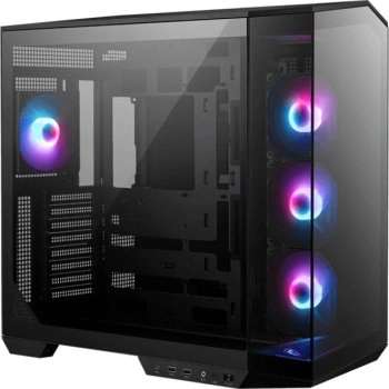 Корпус MSI MAG Pano 100R PZ , Mid Tower, ATX, 2xUSB 3.2 Gen 1, 1xUSB 3.2 Gen2 Type-C, 3x120mm ARGB Reverse Blade Fan, 1x120mm ARGB Fan, ARGB+PWM Contr