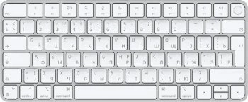 Клавиатура Apple беспроводная Magic Keyboard с Touch ID, Русская раскладка, серебристый, белый (MK293RS/A)
