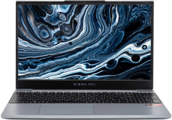 Ноутбук Digma Pro Breve Ryzen 5 Pro 5675U 8Gb SSD512Gb AMD Radeon 15.6" IPS FHD (1920x1080) Windows 11 Professional silver WiFi BT Cam 4500mAh (DN16N1