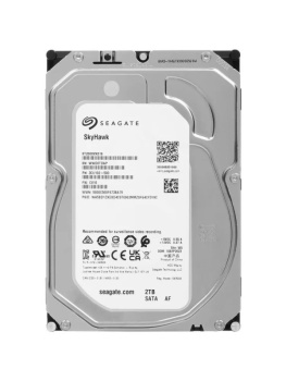 Жесткий диск Seagate SATA 2 Тб SkyHawk 5400 rmp 6Гб/s 256Mb 1 year warranty (replacement ST2000VX008, ST2000VX015, ST2000VM003)
