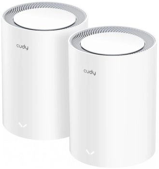 Маршрутизатор бесшовный mesh Cudy M3000(2-PACK) AX3000 10/100/1000/2500BASE-T белый (упак.:2шт)