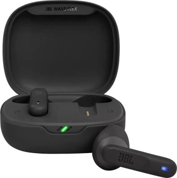 Наушники с микрофоном JBL Wave Flex, черный