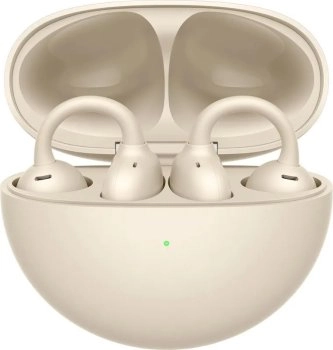 Наушники с микрофоном HUAWEI беспроводные HUAWEI FreeClip, Bluetooth, USB Type-C, бежевый