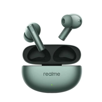 Наушники с микрофоном realme беспроводные realme Buds Air 6, Bluetooth, USB Type-C, зеленый