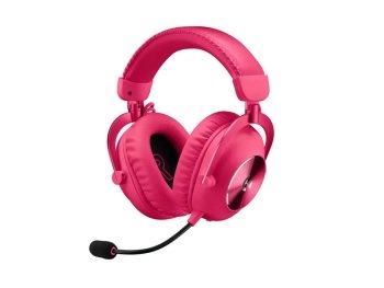 Наушники с микрофоном Logitech G беспроводные PRO X 2 LIGHTSPEED, Bluetooth, Радиоканал, 3.5 мм, розовый
