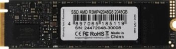 Твердотельный накопитель (SSD) AMD PCIe 4.0 x4 2TB R3MP42048G8 Radeon M.2 2280