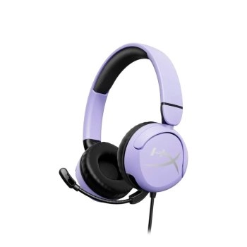 Наушники с микрофоном HyperX проводные Cloud Mini, 3.5 мм, фиолетовый