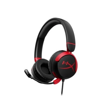 Наушники с микрофоном HyperX проводные Cloud Mini, 3.5 мм, черный