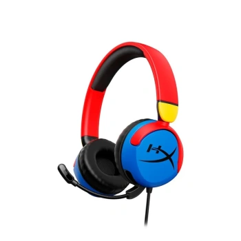 Наушники с микрофоном HyperX проводные Cloud Mini, 3.5 мм, синий