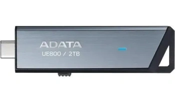 Накопитель USB A-Data 2TB <AELI-UE800-2T-CSG> Elite UE800, USB 3.2/TypeC, Серый, металлич.1000/1000 Mb/s