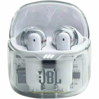 Наушники с микрофоном JBL Tune Flex, прозрачно-белый