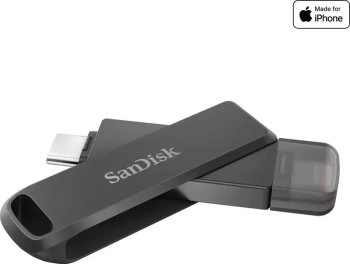 Накопитель USB 64 ГБ Sandisk iXpand Luxe Type USB 3.1 (SDIX70N-064G-GN6NN), черный