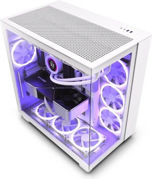 Корпус NZXT H9 Flow, белый (CM-H91FW-01)