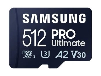 Карта памяти Samsung PRO Ultimate microSDXC 512GB (MB-MY512SB/WW) + адаптер USB