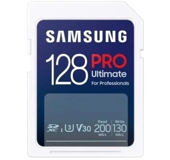 Карта памяти Samsung PRO Ultimate SDXC 128GB (MB-SY128S/WW)