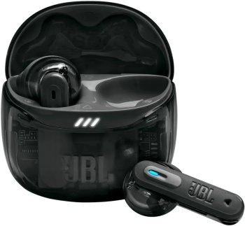 Наушники с микрофоном JBL Tune Flex 2 Ghost Edition, черные