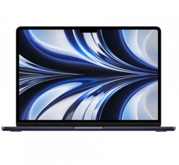 Ноутбук Apple Apple MacBook Air 13 13.6", Apple M2 (8C CPU, 8C GPU), RAM 16 ГБ, SSD 256 ГБ, Apple M2, MacOS, (MC7X4RU/A), черный, Русская раскладка