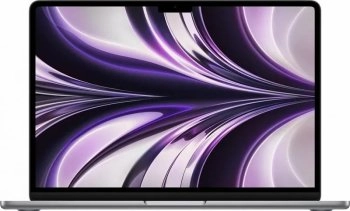 Ноутбук Apple MacBook Air 13 13.6", Apple M2 (8C CPU, 8C GPU), RAM 8 ГБ, SSD 256 ГБ, MacOS, (MLXW3RU/A), серый, Русская раскладка
