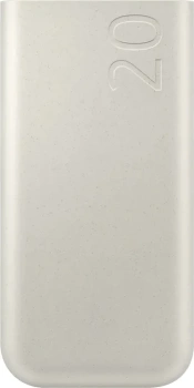 Портативный аккумулятор Samsung, 20000Mah, 45W Fast charge, PD, beige (EB-P4520XUEGRU)