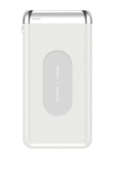 Портативный аккумулятор Totu Voyage Wireless series 10000 mAh CPBW-04 2USB, 912362, белый, серебристый