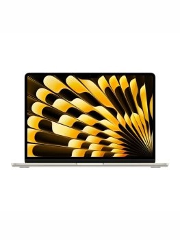 Ноутбук Apple MacBook Air 13 13.6", Apple M3 (8 CPU, 8 GPU), RAM 8 ГБ, SSD 256 ГБ, Apple M3, MacOS, (MRXT3ZP/A), золотой, Русская раскладка
