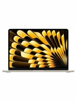 Ноутбук Apple MacBook Air 13 13.6", Apple M3 (8 CPU, 10 GPU), RAM 8 ГБ, SSD 512 ГБ, Apple M3, MacOS, (MRXU3ZP/A), золотой, Русская раскладка
