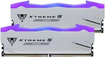Оперативная память DDR5 2x24GB 6400MHz Patriot PVXR548G64C32KM Viper Xtreme 5 RGB RTL Gaming PC5-51200 CL32 DIMM 288-pin 1.4В с радиатором Ret